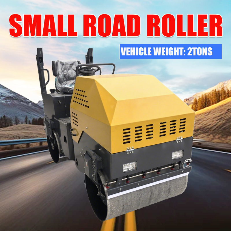 A 2-ton road roller