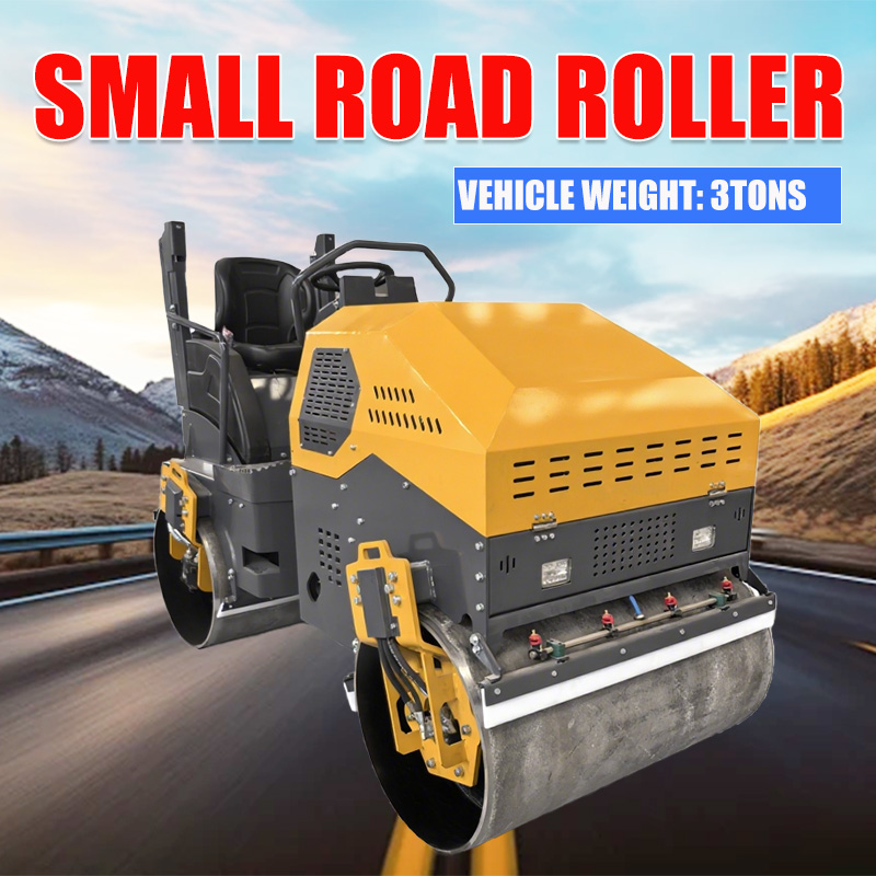 A 3-ton road roller